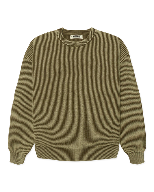 WBSake Washed Crew WoodBird FW26 - Raf Sneakers Trieste