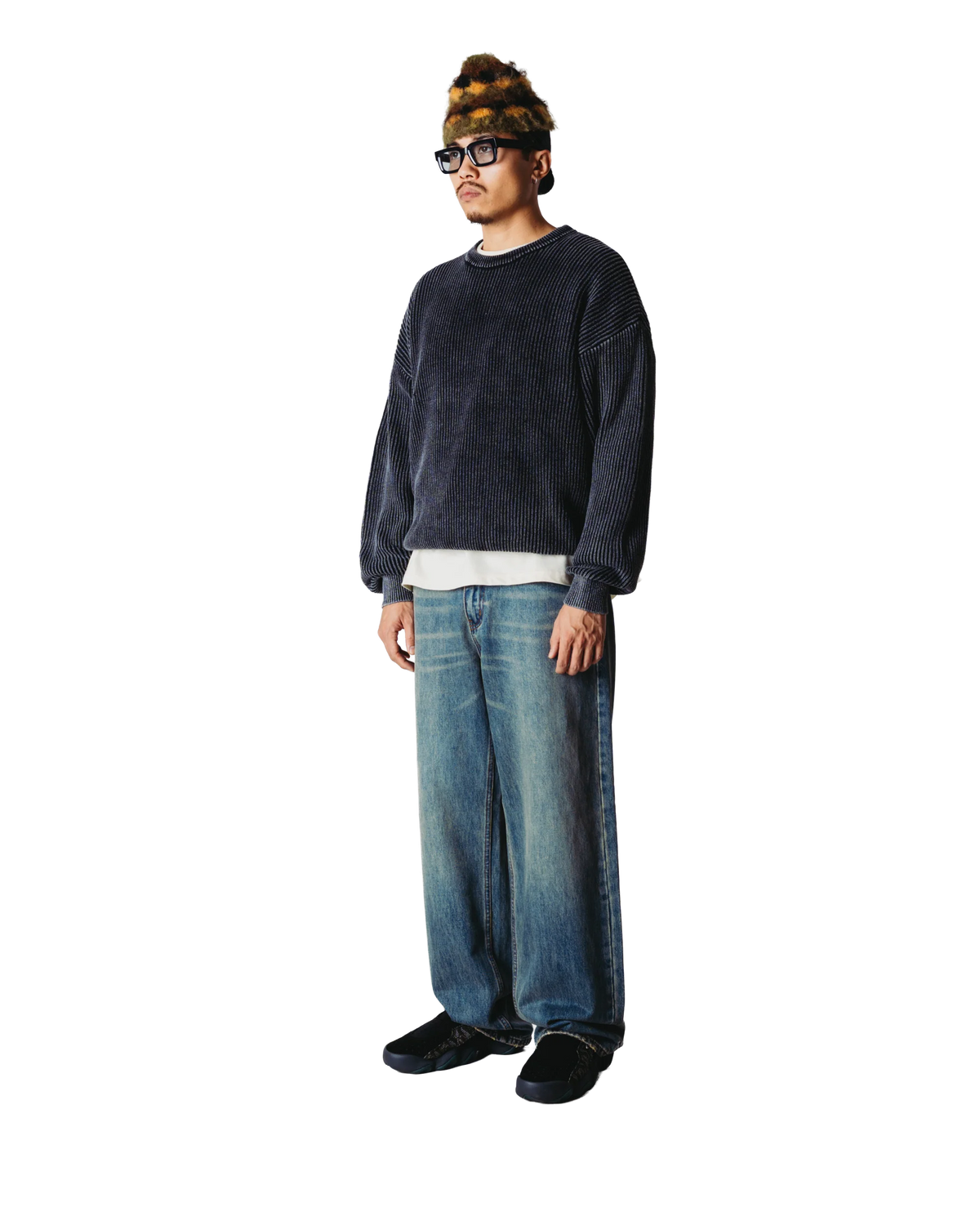 WBSake Washed Crew vista retro - Raf Sneakers Trieste