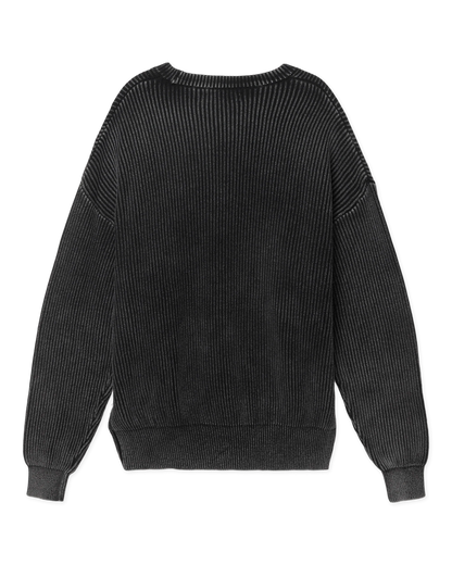 WBSake Washed Crew dettaglio maglia costine - Raf Sneakers Trieste
