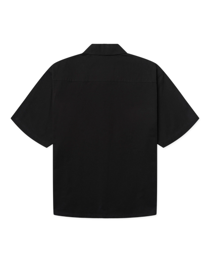 WoodBird WBWang Carp Shirt Black Vista Frontale - Raf Sneakers Trieste