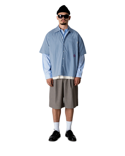 WoodBird WBWang Stripe EMB Shirt Dettaglio 2 - Raf Sneakers Trieste