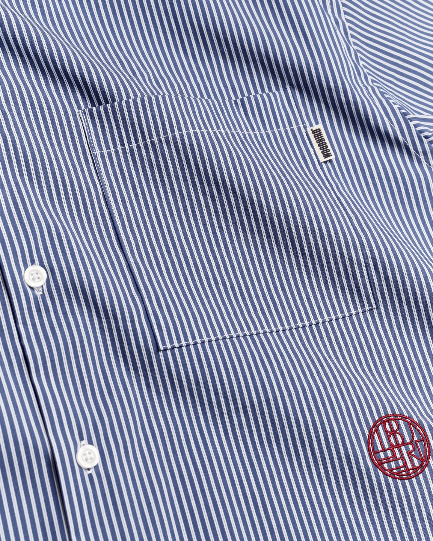 WBWang Stripe EMB Shirt