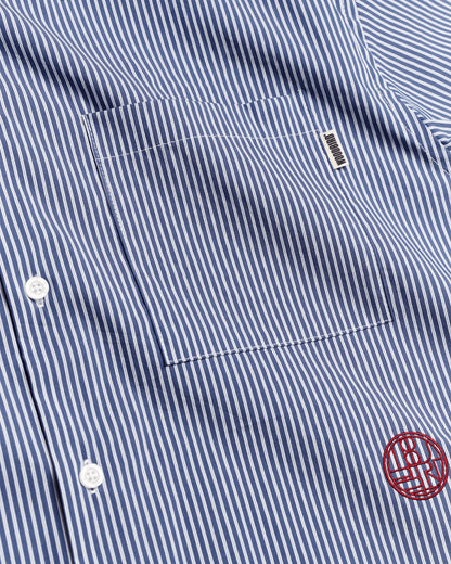 WoodBird WBWang Stripe EMB Shirt Vista Retro - Raf Sneakers Trieste