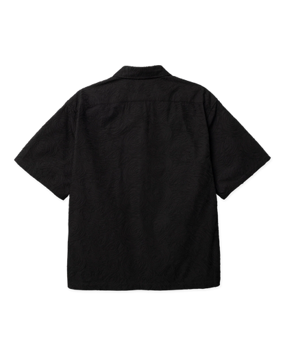 WoodBird WBWang Embroidery Shirt Black Vista Frontale - Raf Sneakers Trieste
