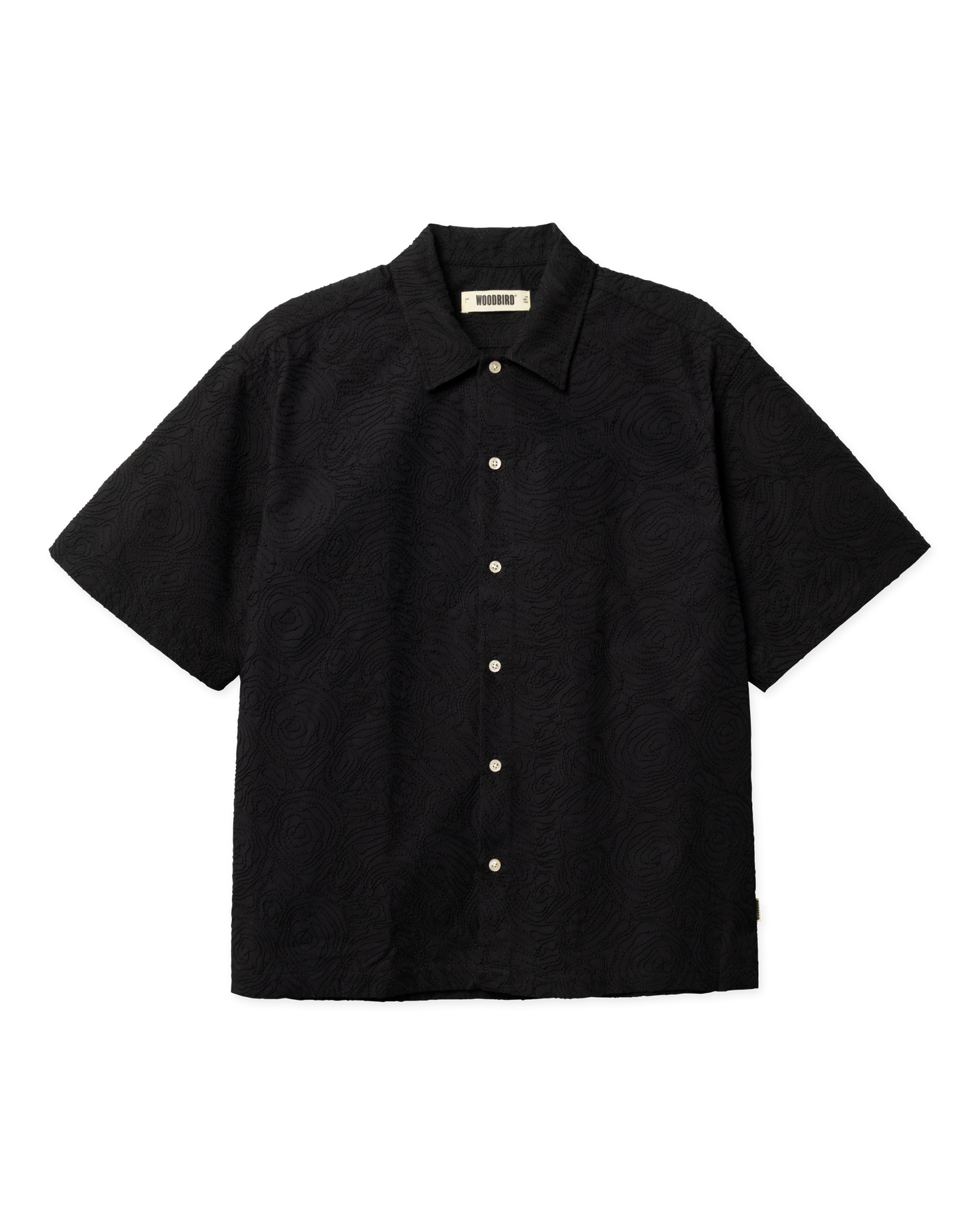 WBWang Embroidery Shirt Black