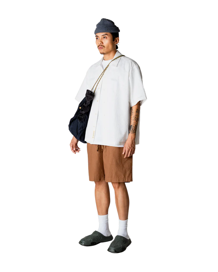 WBWang Embroidery Shirt White