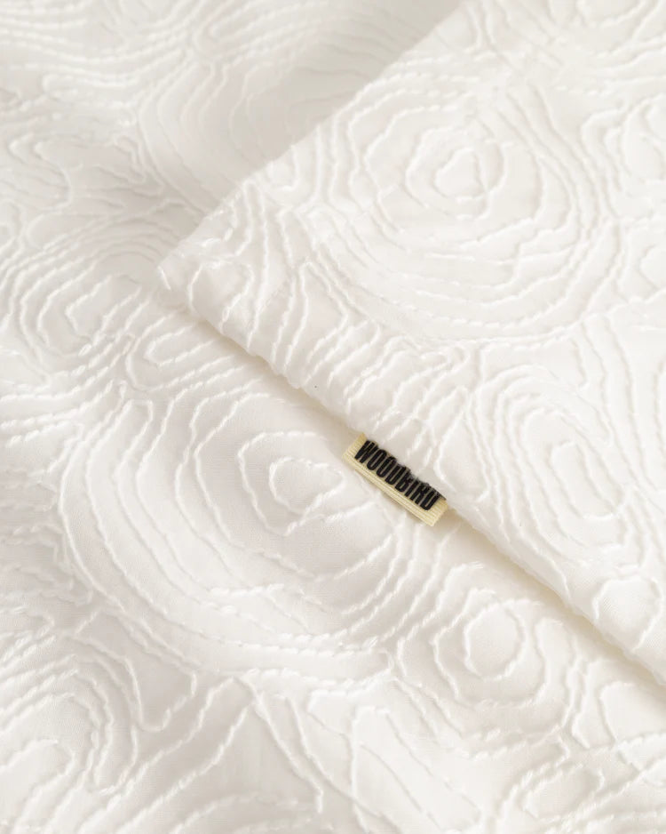 WBWang Embroidery Shirt White