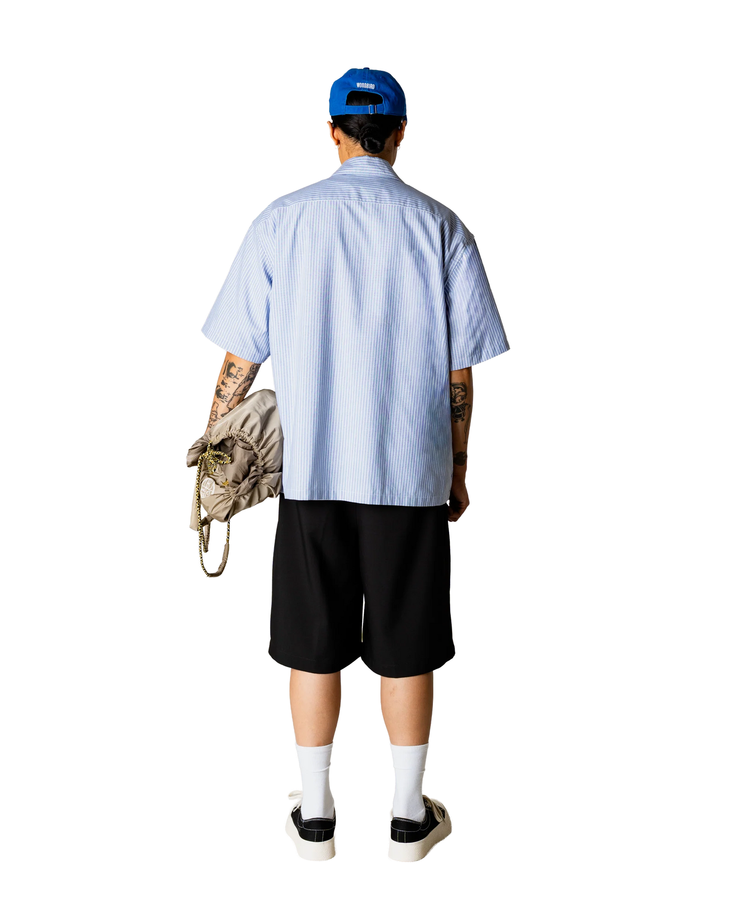 WBWang Ox Flower Shirt Light Blue