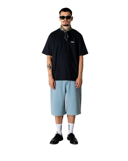 WoodBird WBYuto Punch Shorts Light Blue Dettaglio - Raf Sneakers Trieste