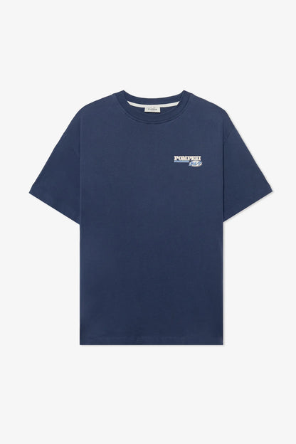What's The Rush Navy Tee Vista Retro - Raf Sneakers Trieste