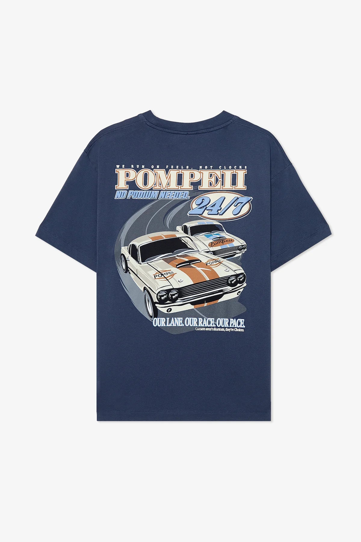 WHAT´S THE RUSH NAVY TEE