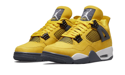 Air Jordan 4 Lightning Vista Laterale - Raf Sneakers Trieste