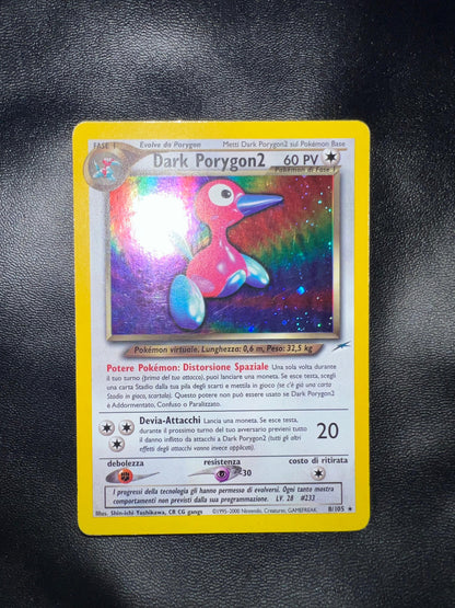Pokemon Dark Porygon2 NDE 8 IT - Carta Vintage Italiana | Raf Sneakers Trieste
