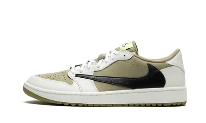 Jordan 1 Low Golf Travis Scott Neutral Olive - Collab Cactus Jack | Raf Sneakers Trieste