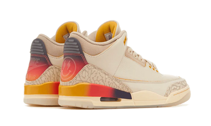 Air Jordan 3 J Balvin Medellin Sunset Vista Laterale - Raf Sneakers Trieste