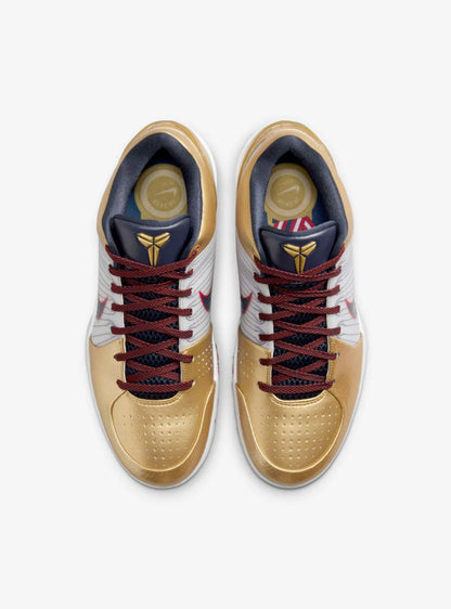 Nike Kobe 4 Protro Gold Medal Vista Laterale - Raf Sneakers Trieste