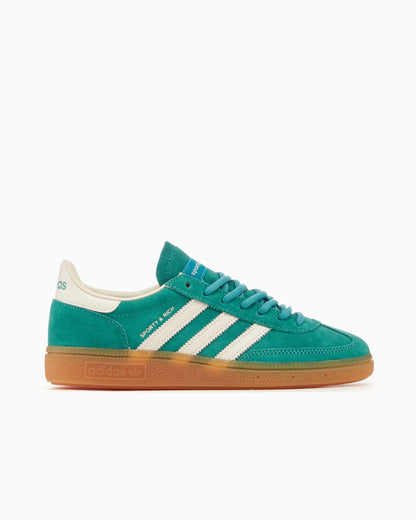 Adidas Handball Spezial Rich Green Vista Laterale - Raf Sneakers Trieste