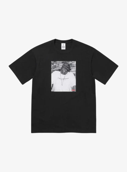 Supreme Jordan Biggie T-Shirt Black - Collab Supreme x Jordan | Raf Sneakers Trieste