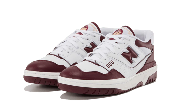 New Balance 550 White Burgundy