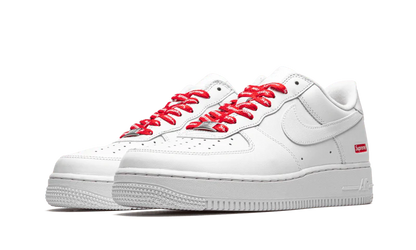 Nike Air Force 1 Supreme White Vista Laterale - Raf Sneakers Trieste