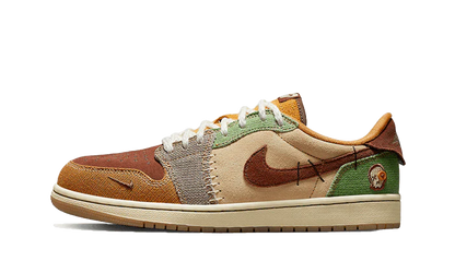 Air Jordan 1 Low Zion Voodoo Vista Laterale - Raf Sneakers Trieste