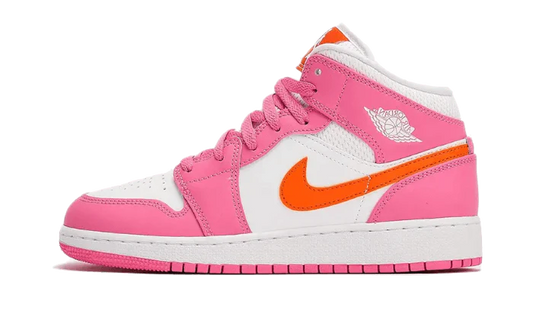 Jordan 1 Mid Pinksicle Safety Orange (GS)