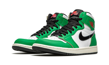 Air Jordan 1 High Lucky Green Vista Laterale - Raf Sneakers Trieste