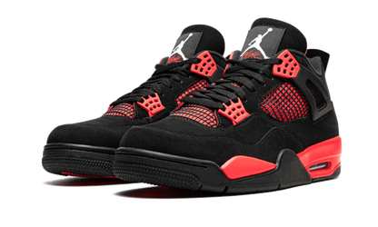 Air Jordan 4 Red Thunder Vista Laterale - Raf Sneakers Trieste